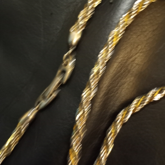 Vintage silver colored chain Necklace - Picture 5 of 5